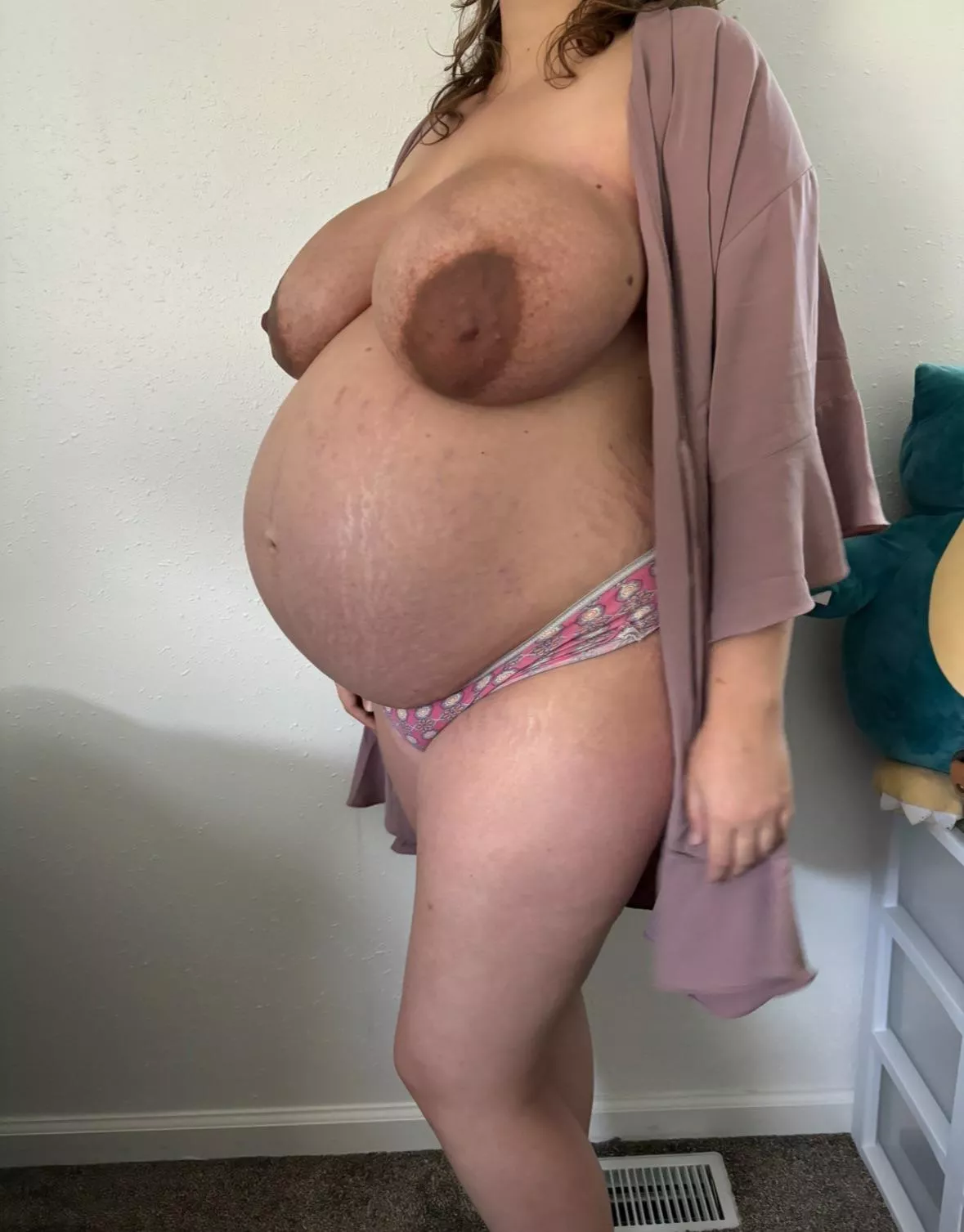 Pregnant and ready to pop