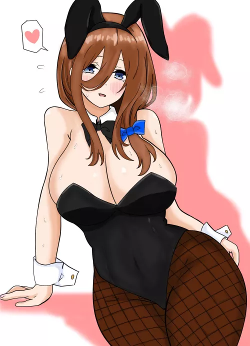 Sexy Bunny Girl Miku Nakano (Quintessential Quintuplets)