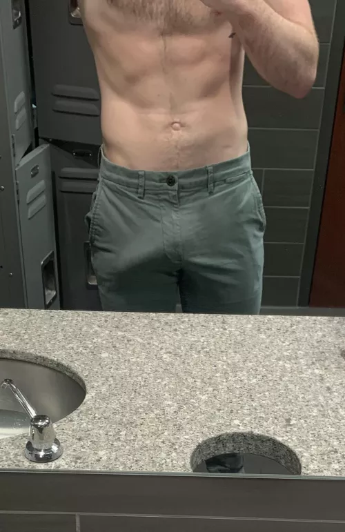 Soft work bulge, this is why i have to tuck it