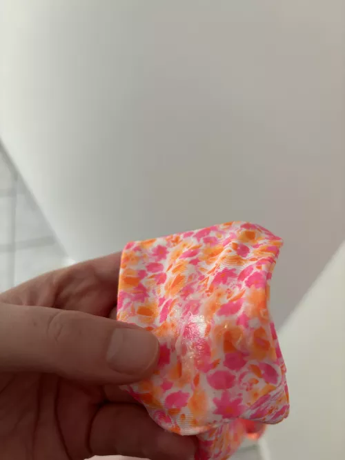 Wet creamy bikini bottoms 