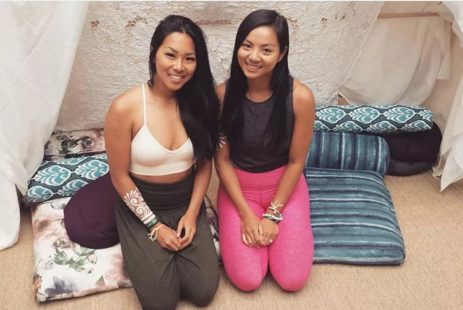 Which one on their knees? 