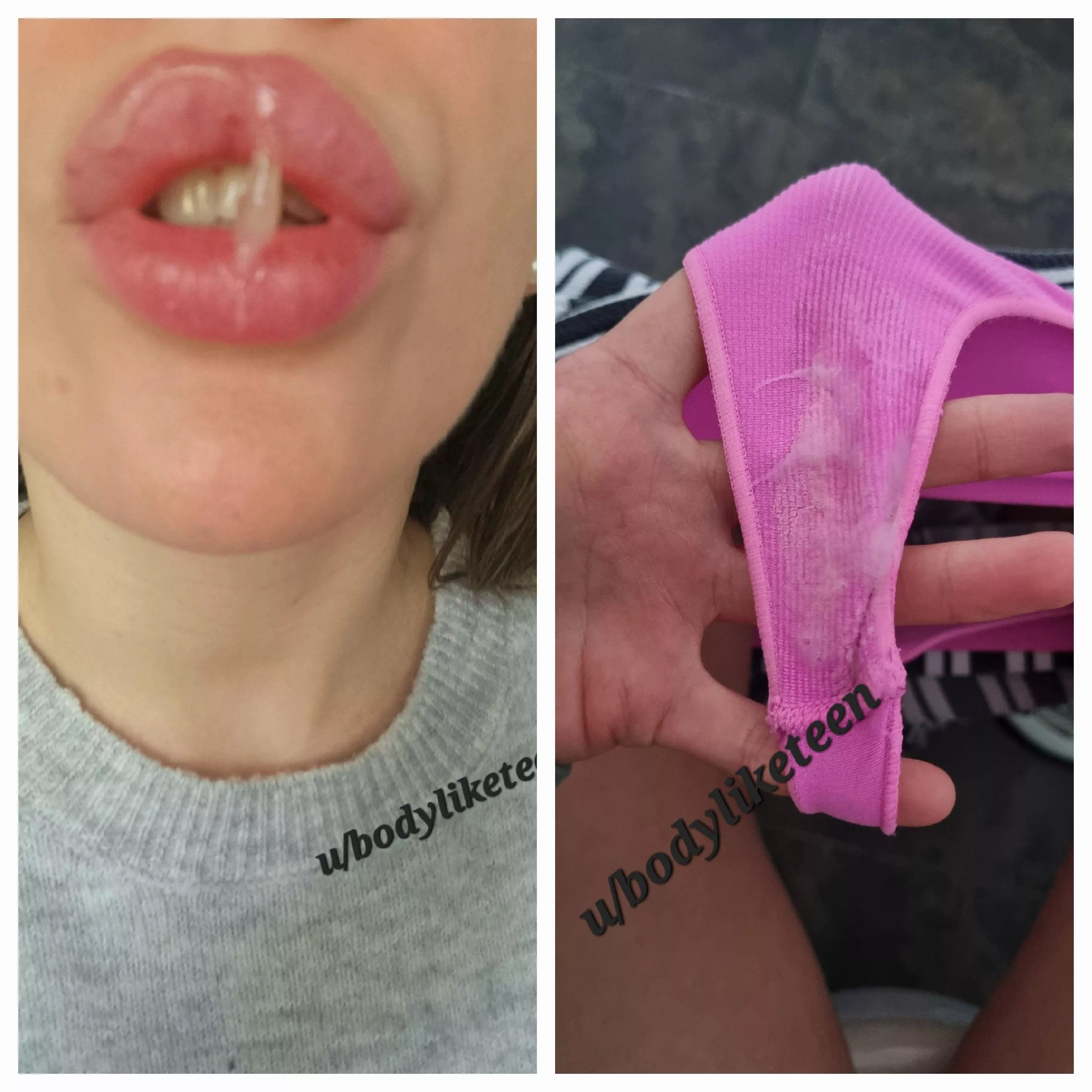 Would you like go kiss me or just lick my grooly panties:)