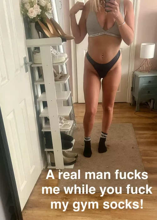 A real man gets to fuck me … guess what you get?