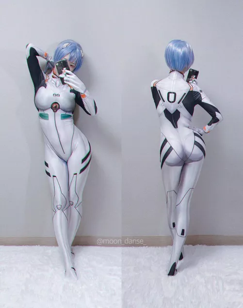 Ayanami Rei cosplay by moon_danse_ [Nikke x EVA]