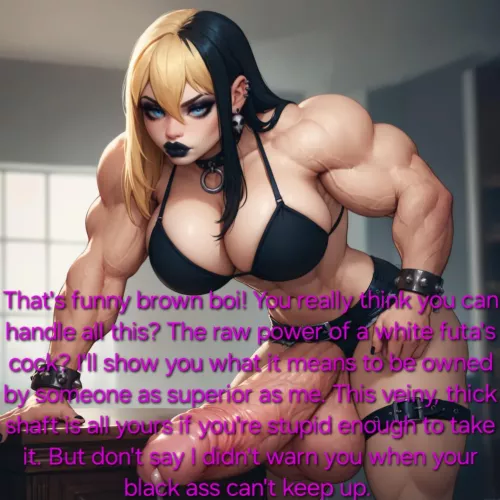 BWC Dommy Mommy. Are you stupid enough? [Art Generated by SHENNRU]