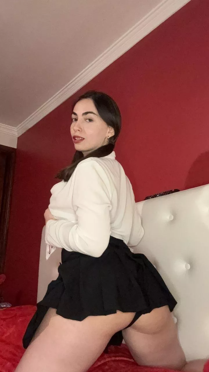 Can I feel your warm cum inside me before I go to school?