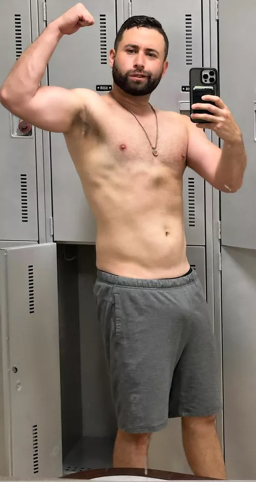 Desperately needed a gym shower after that workout!