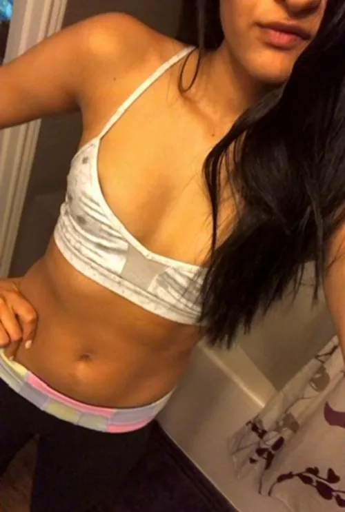 [F][OC] My yoga class outfits from college were just mild enough lol