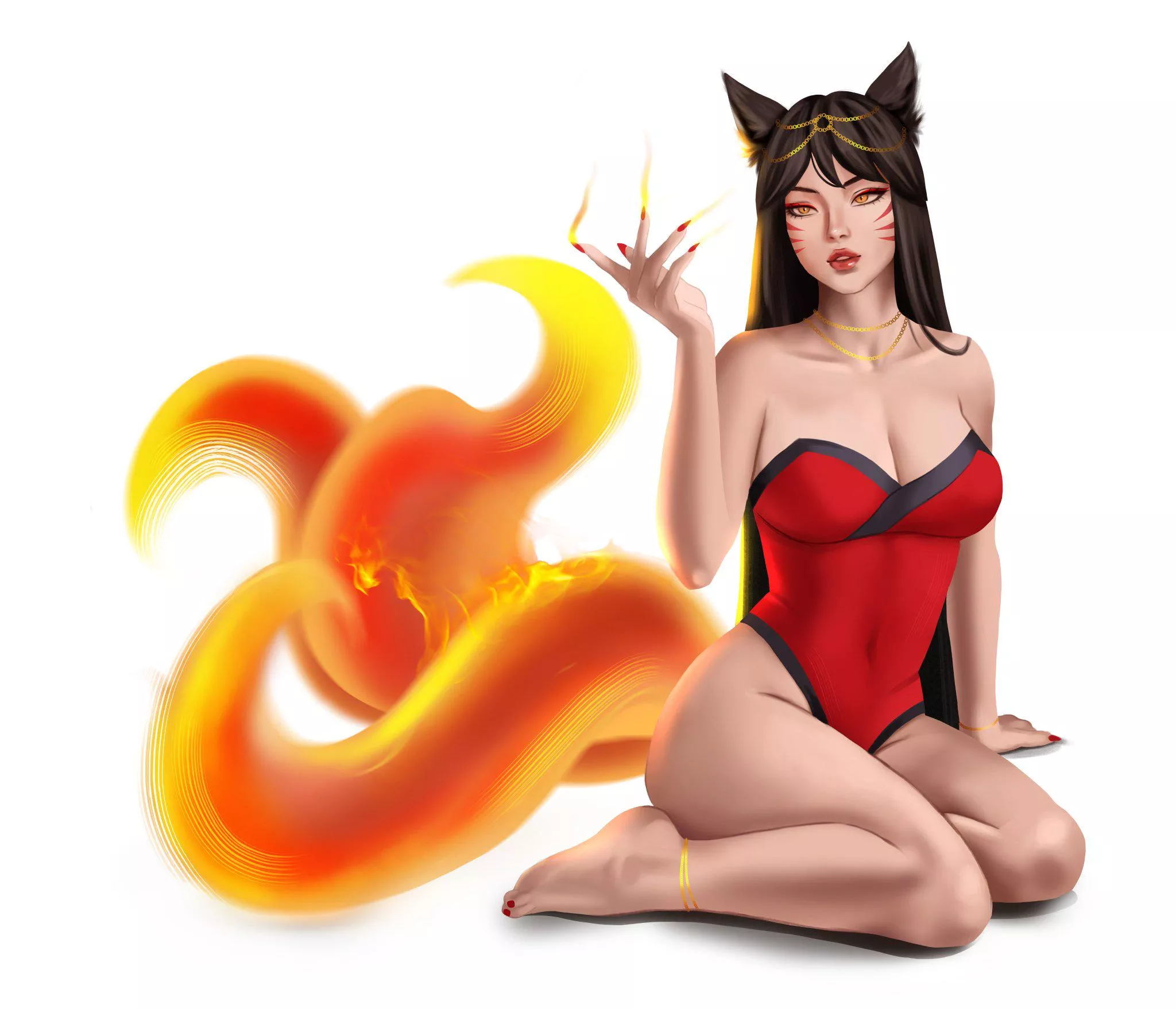 Foxfire Ahri. (Meowartt)