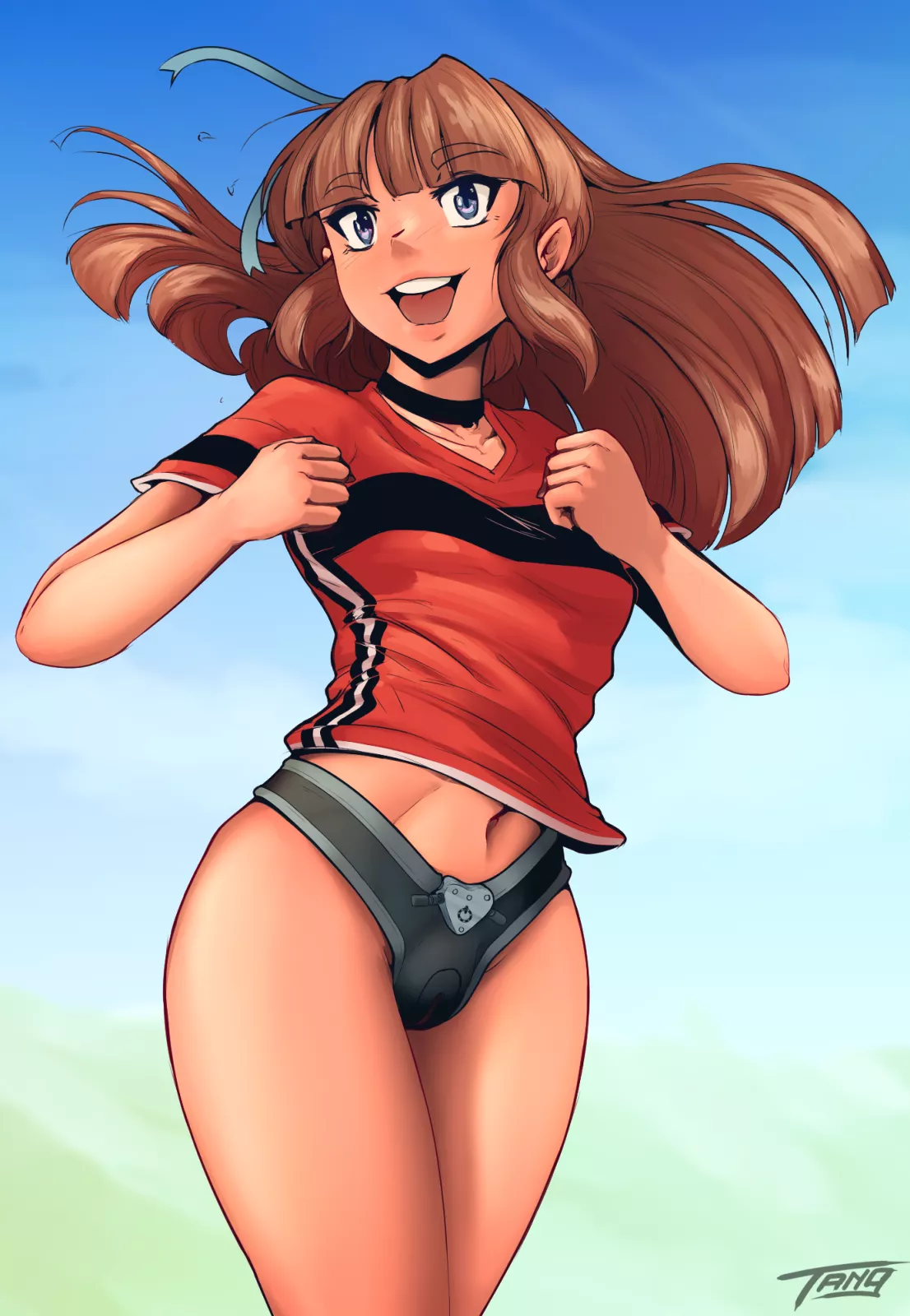 i love tangs art, this belt design is so cute