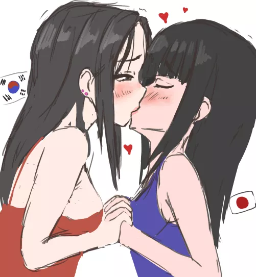 Korean x japanese girl [original]