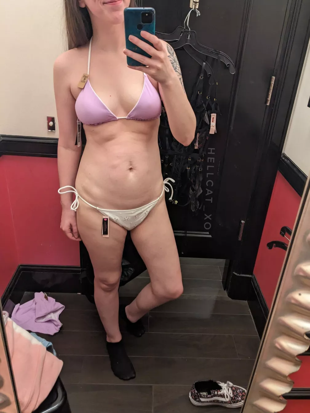school has already started but it's still hot enough for a new bikini