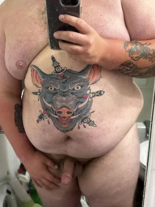 Sweaty work day. About to hop in the shower