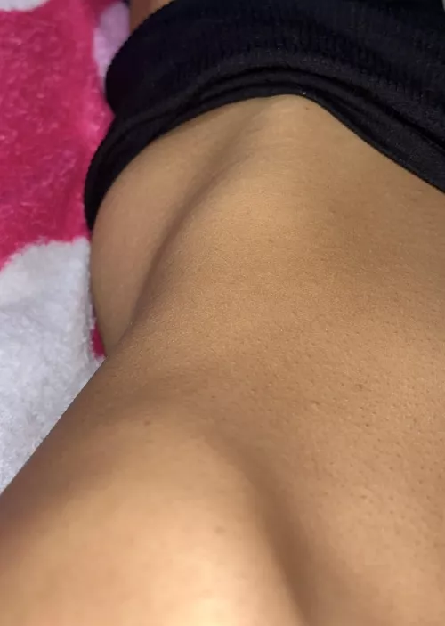 Where will your hand slide down to?