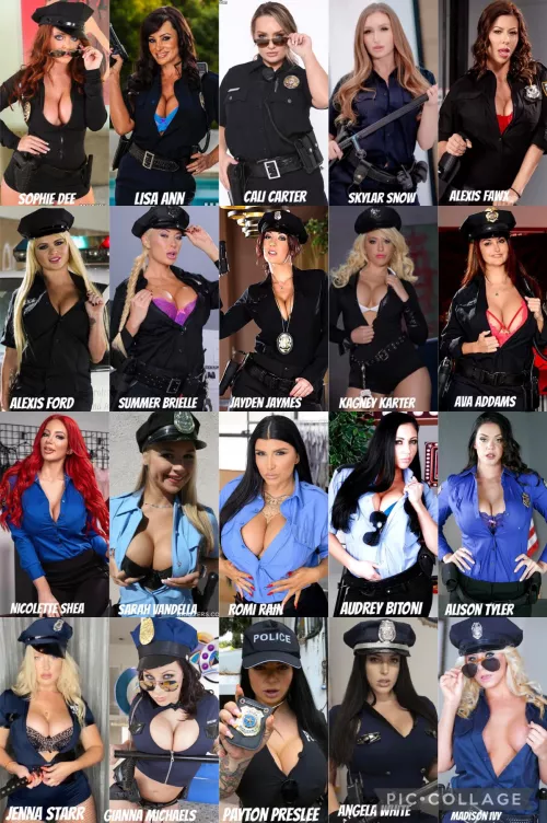 Which 2 Officers Would You Pick To Arrest You For A Threesome 👮