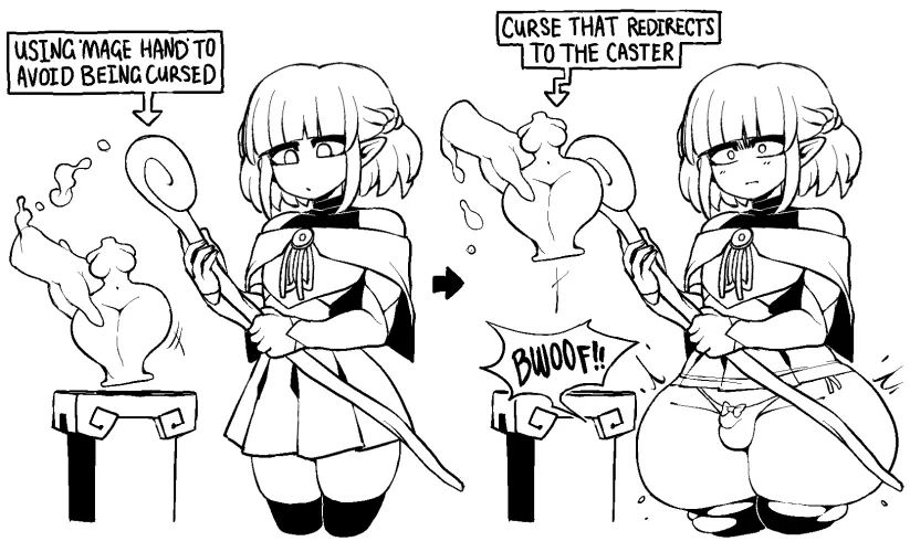 Ancient Cursed Artefact by Dizzyspells (Femboy Ass-Expansion)