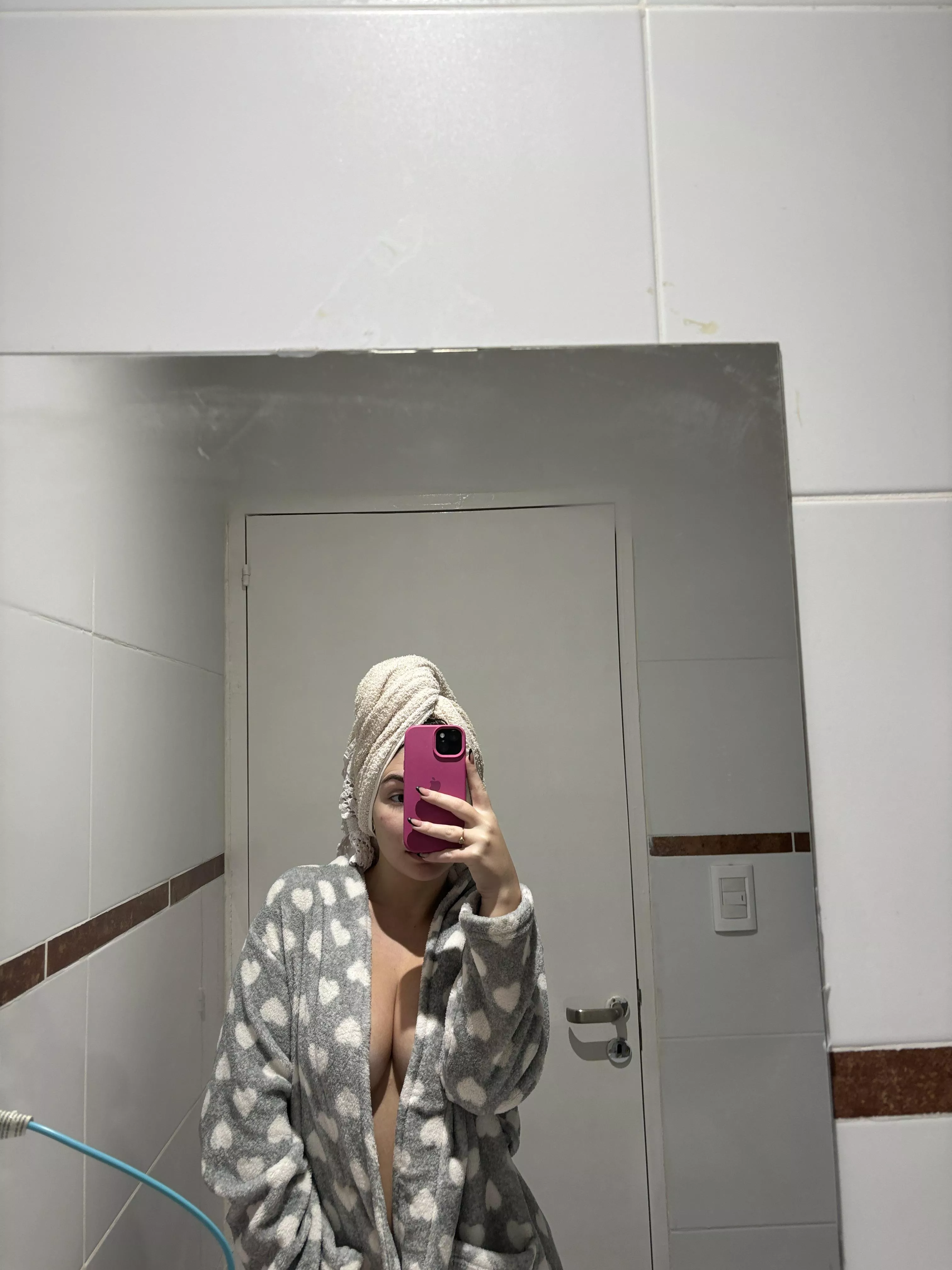 Blissfully Toweled After a Refreshing Shower