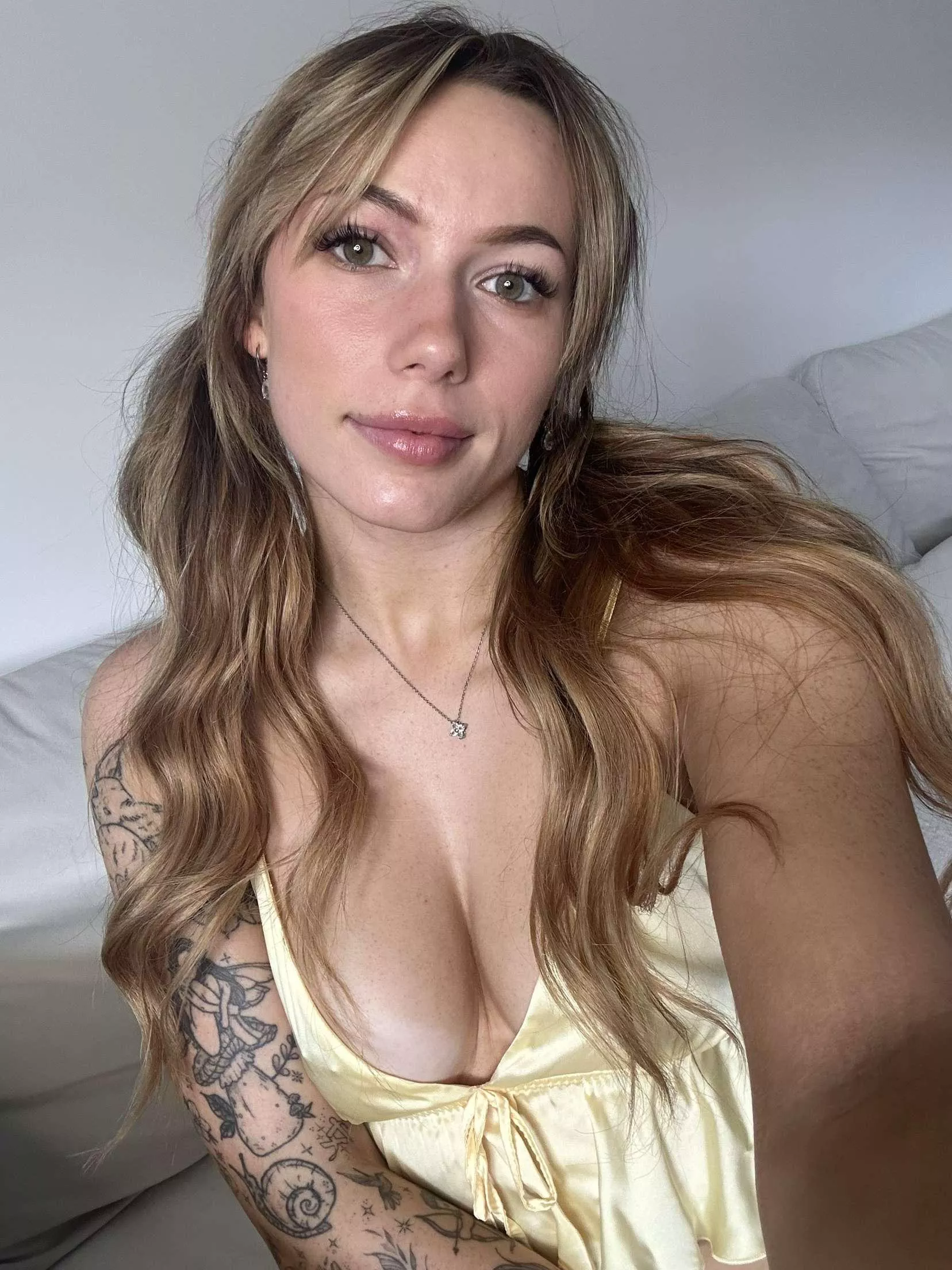 Freckles all over my body 