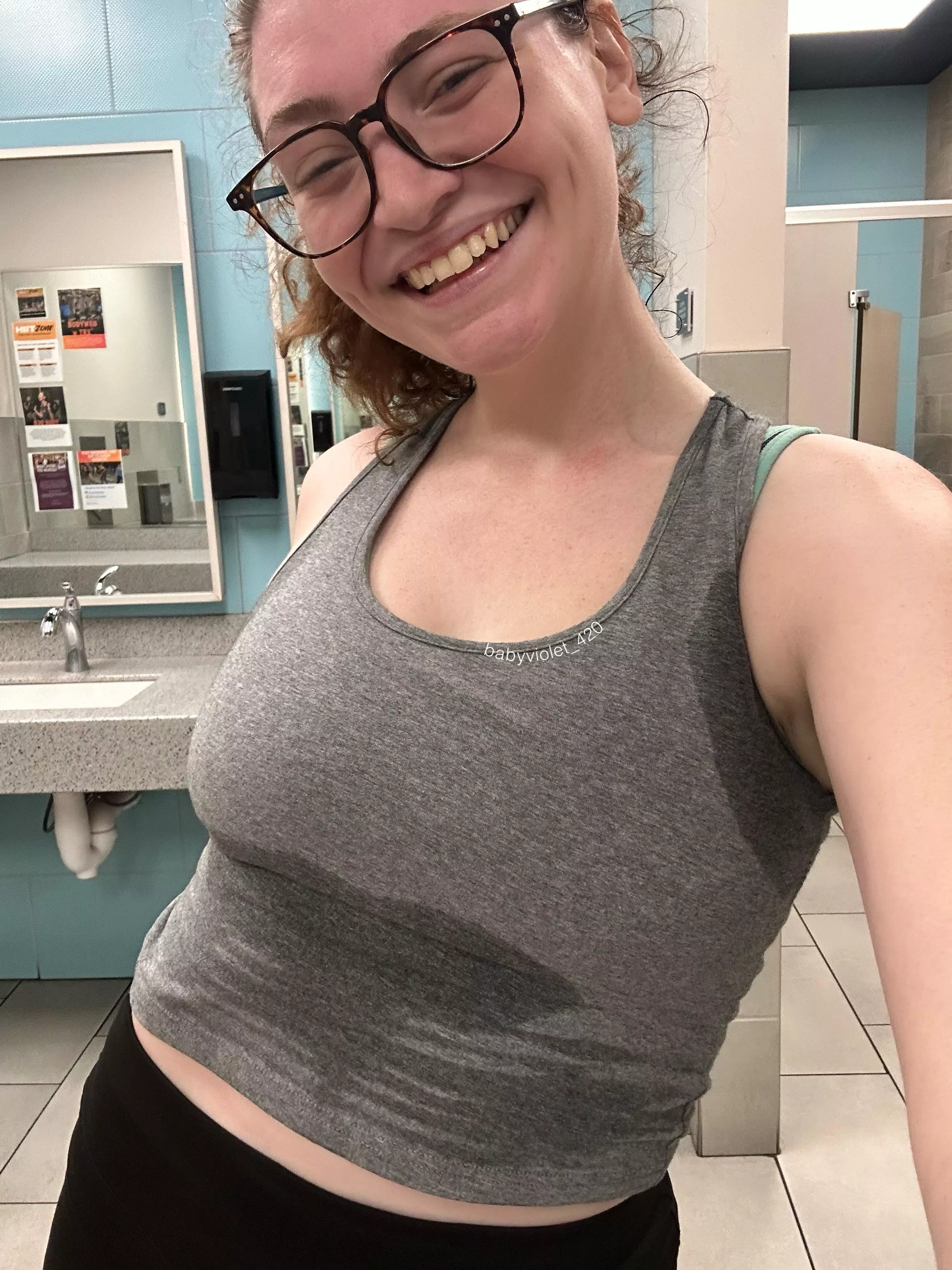 getting sweaty makes me smile! 🤭💦