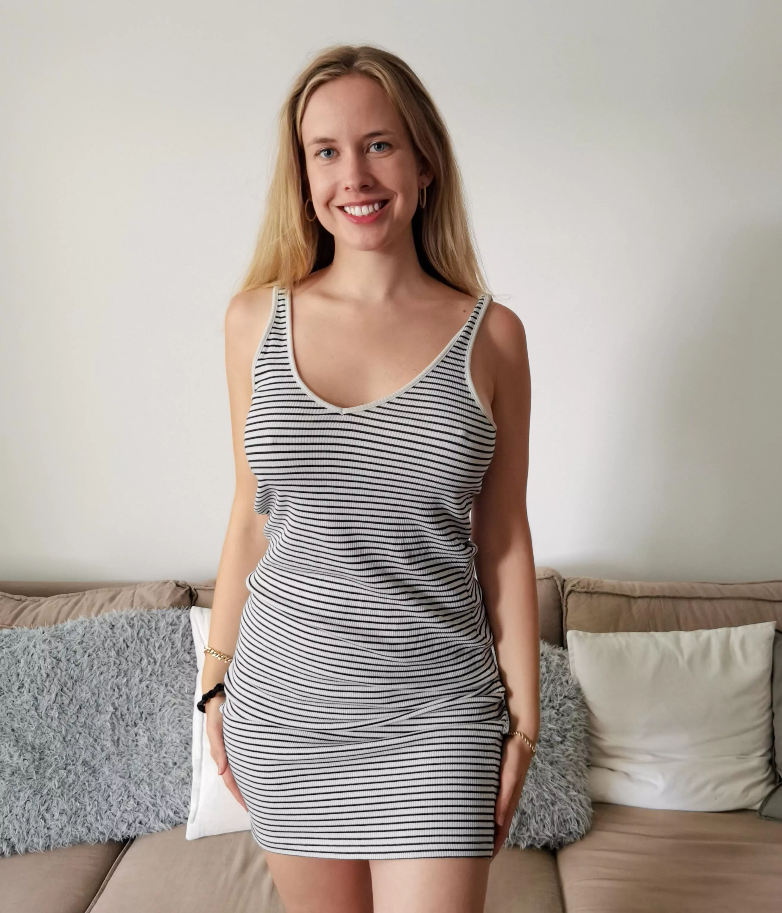 I enjoy the looks people give me when I leave my bra off.