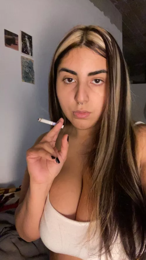 It's a nice night for smoking.