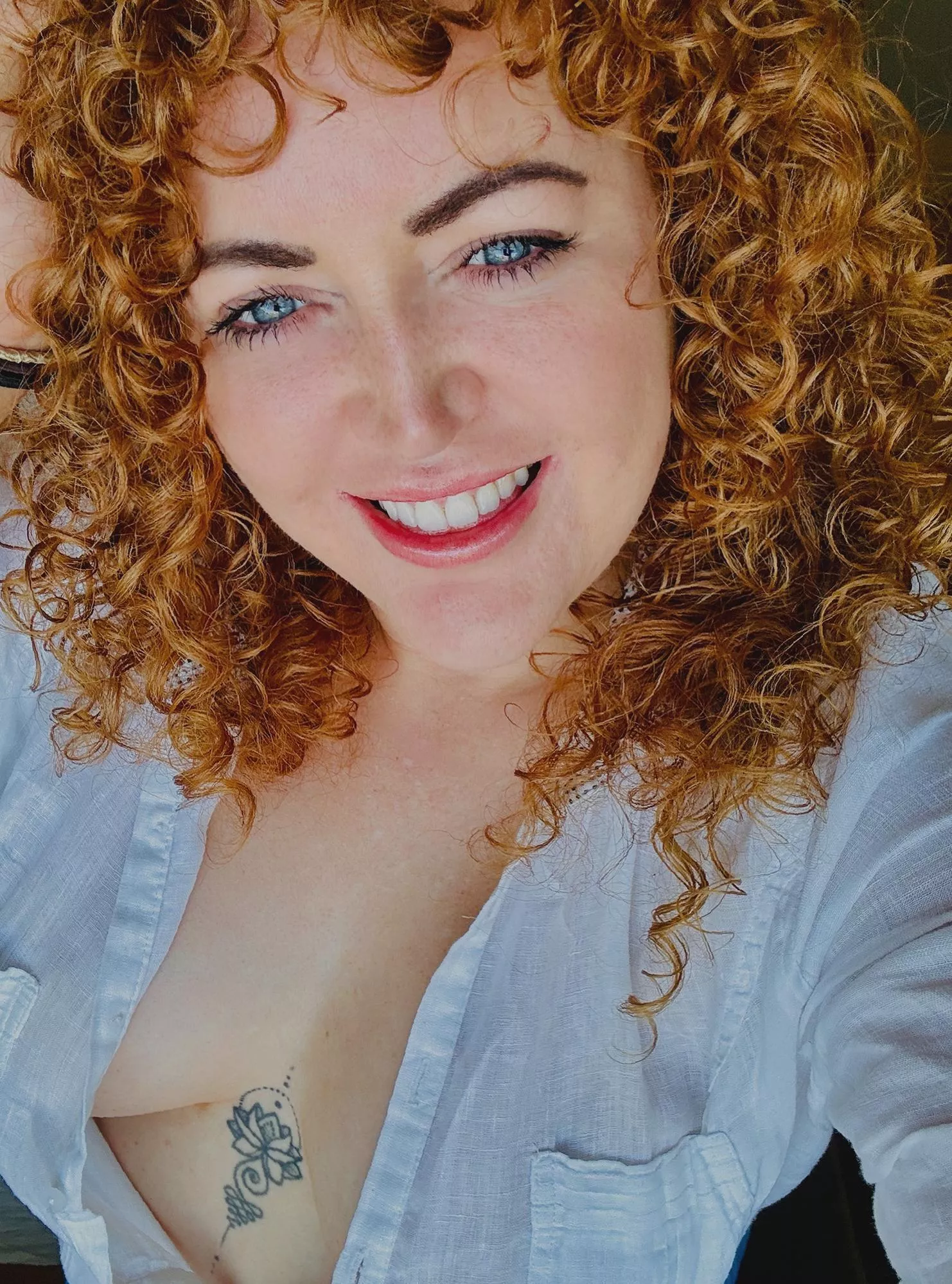 Open enough so you can get a good look and a taste