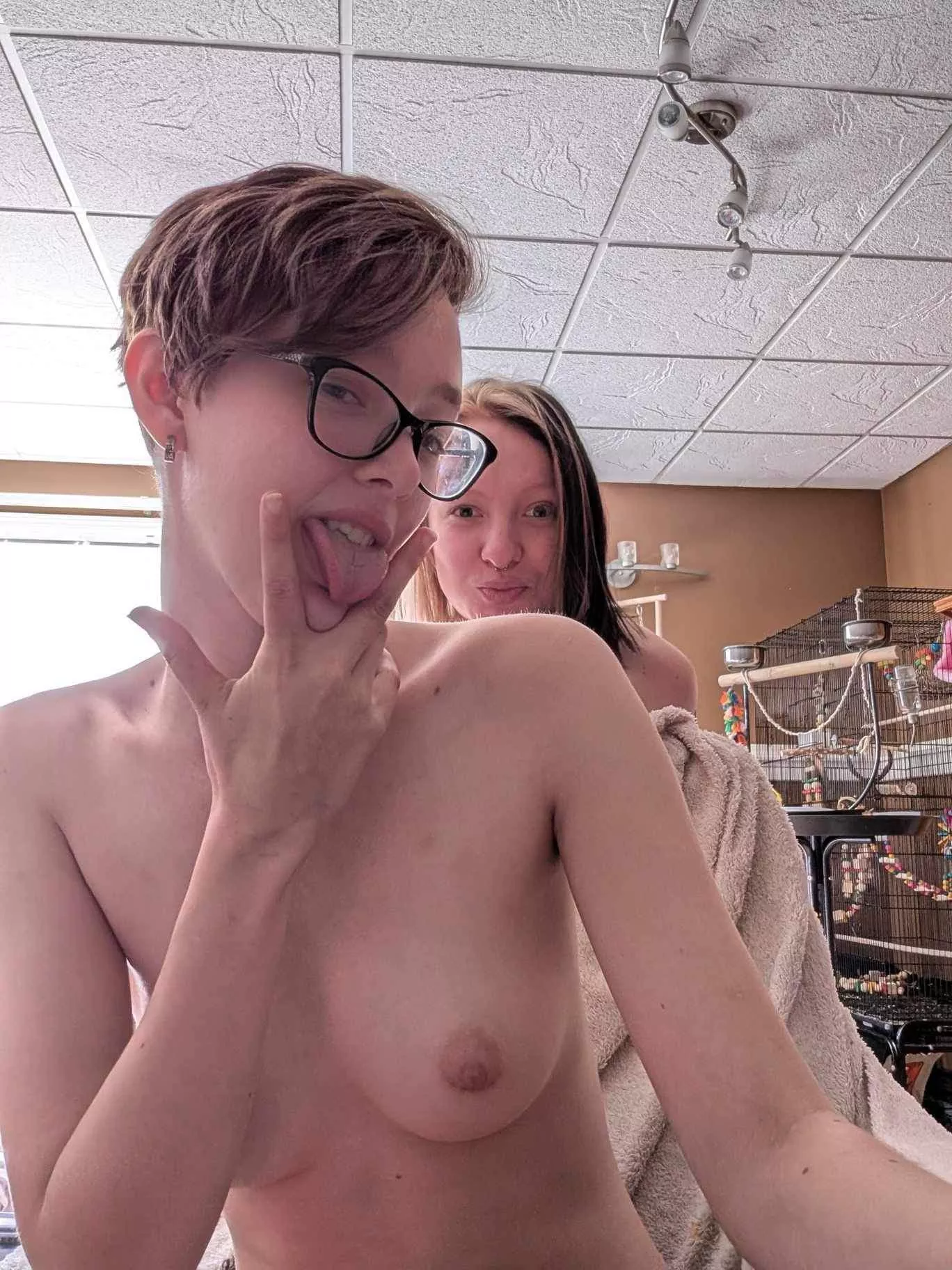 She is so cute and such a nerd 