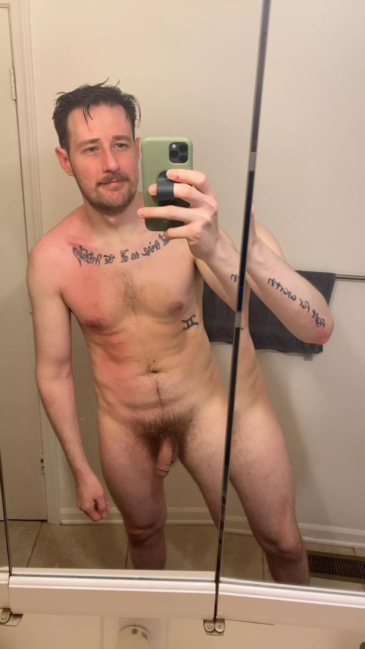 Shower may have been too hot!