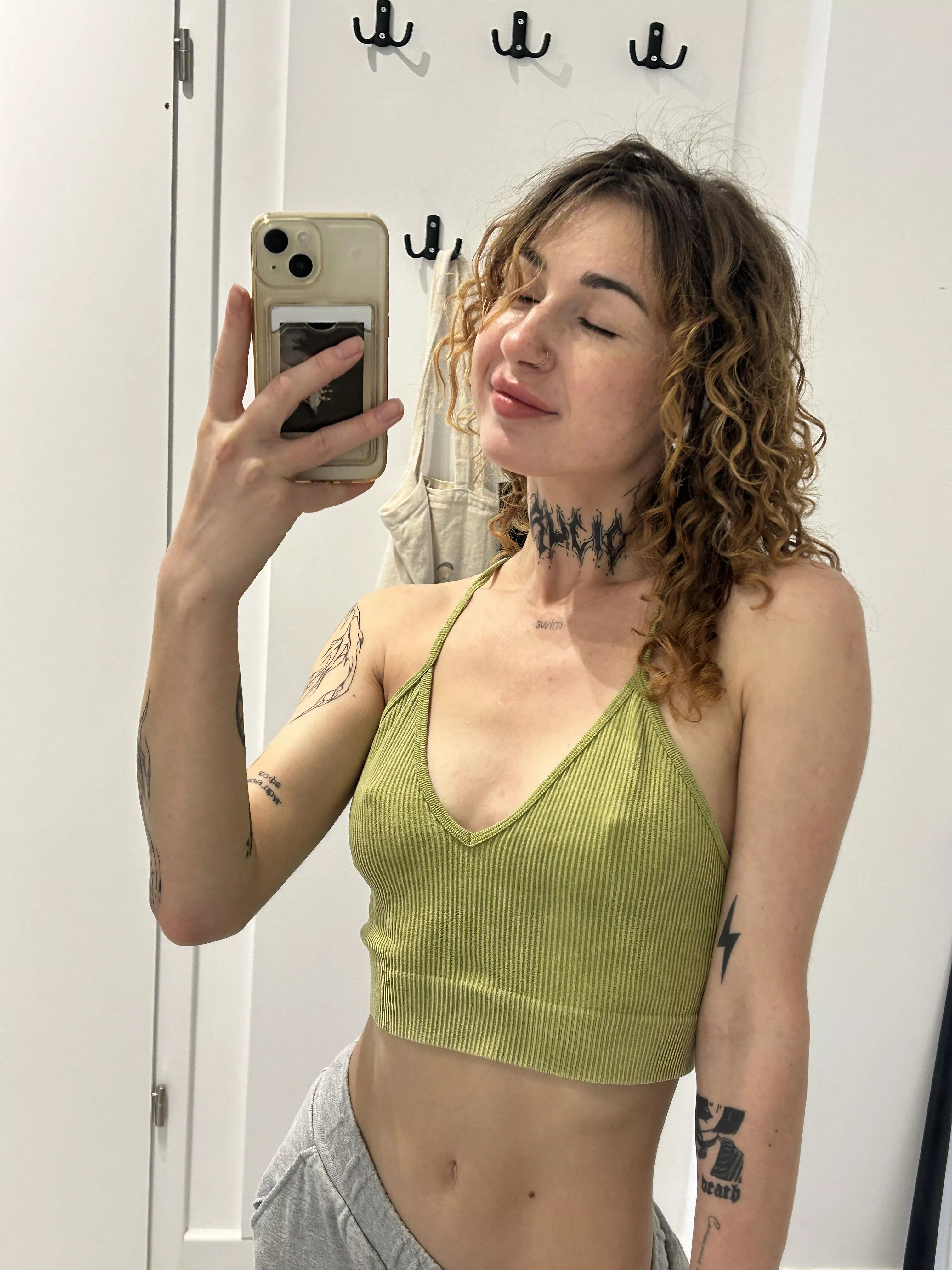 smiling selfie in the morning