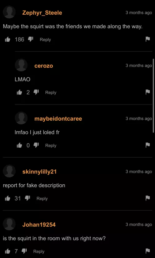 The Squirt That Never Came