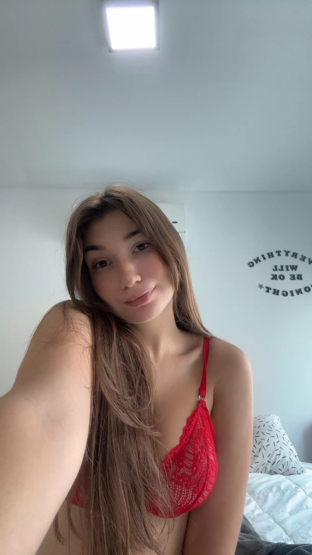 Unleashing the heat in my new red lace