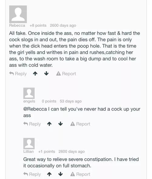 Yeah shut up, Rebecca 