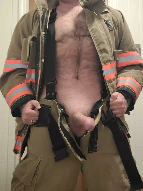 Any ladies want a horny firefighter?