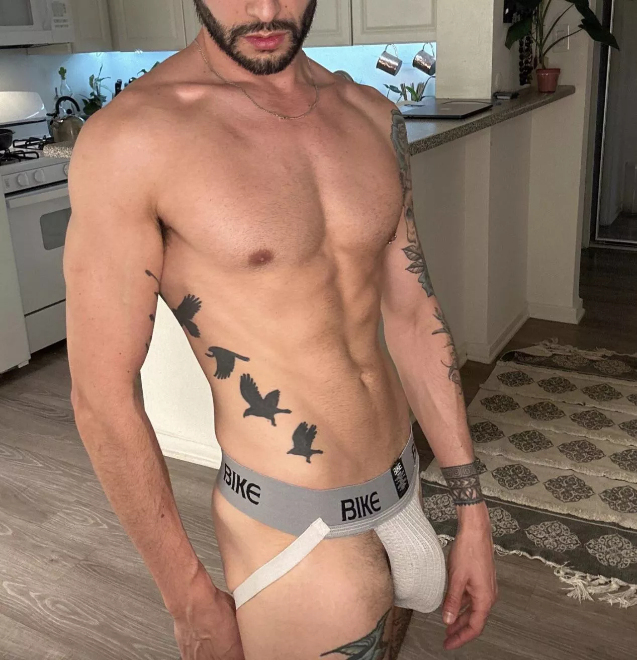 Chillin at home in a jock 