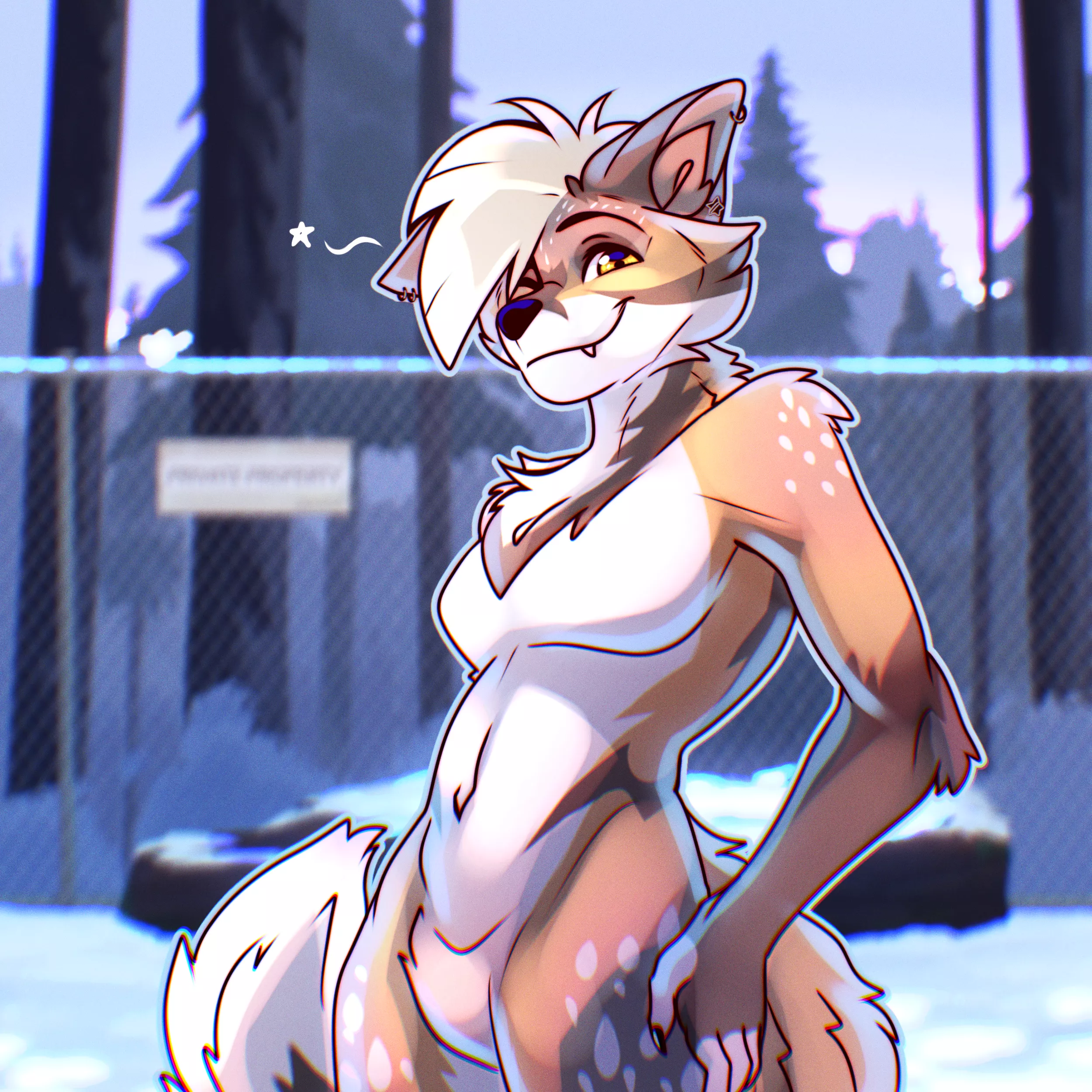 don't worry she doesn't feel cold (art by me)