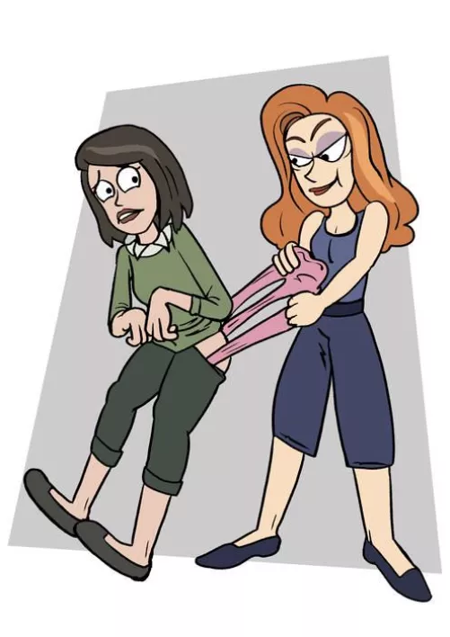 Fiona Davenport wedgies Winifred Park