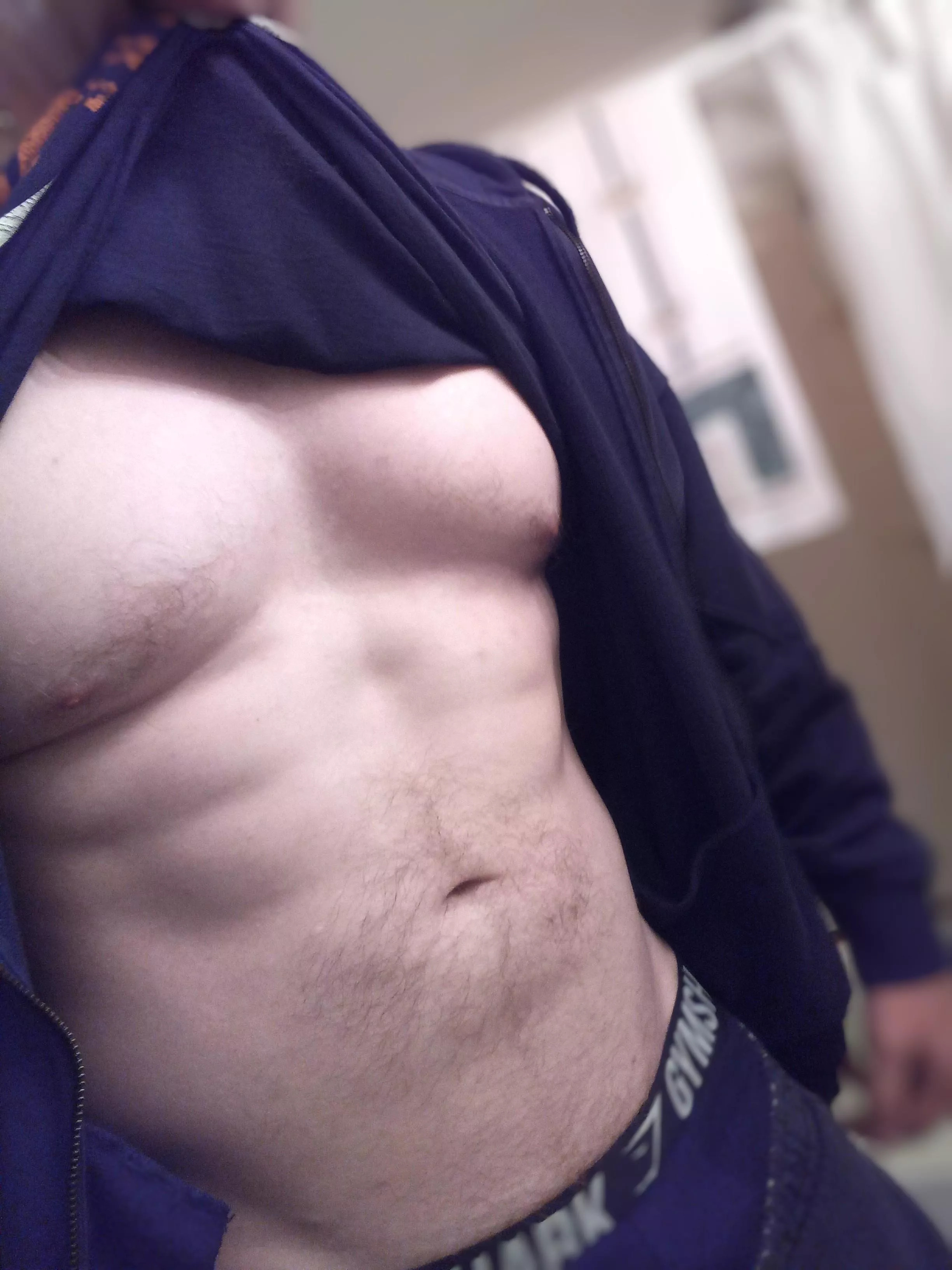 Getting ready to workout 