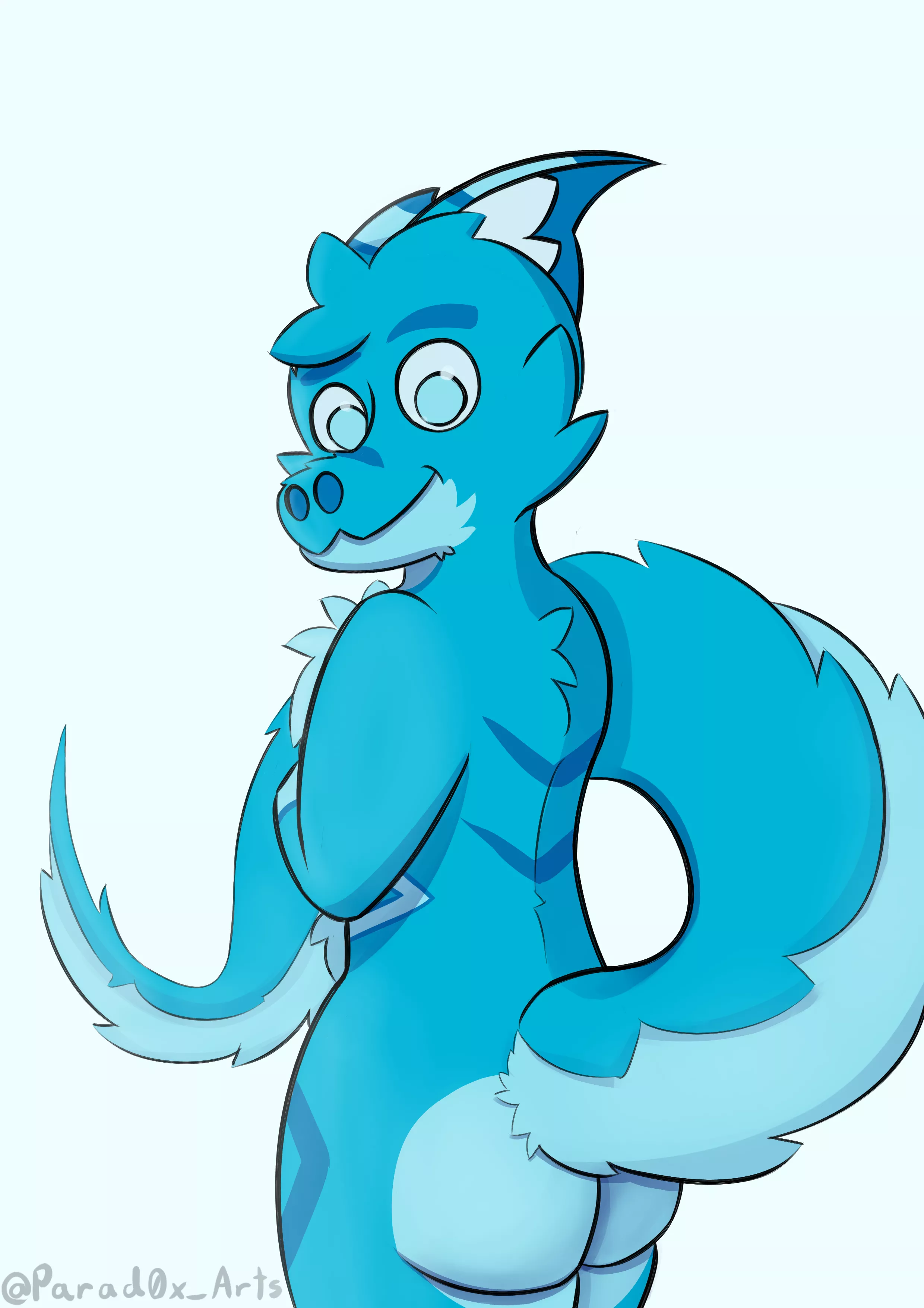 I turned my Protogen into a fluffy derg