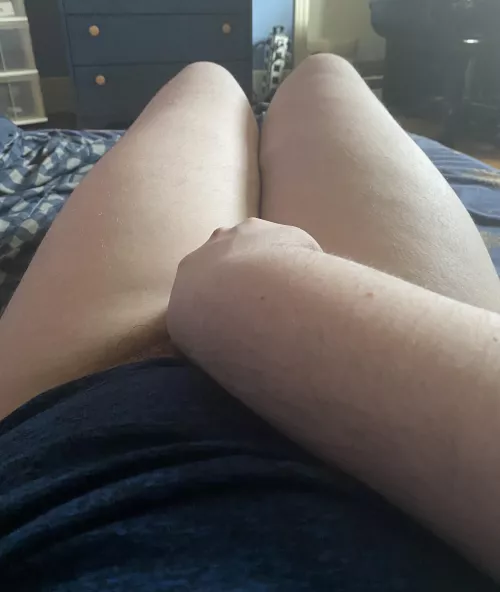 If you want pic without my hand over my cock just call me a slut in the comment 😉