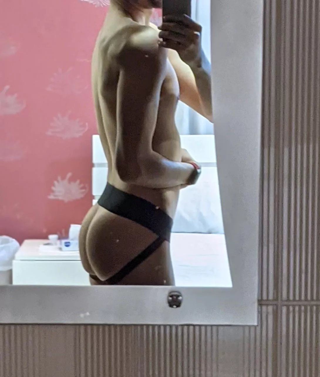 I'm starting to like wearing jocks all the time,