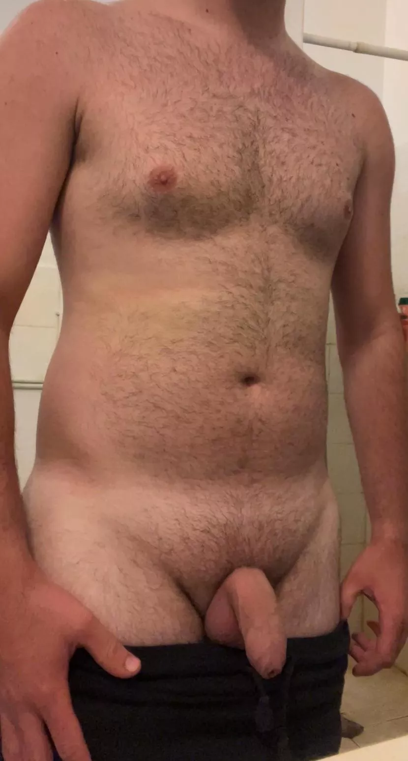 Just another workout but it doesn’t seem they notice me going in for a bath with the curtains open 