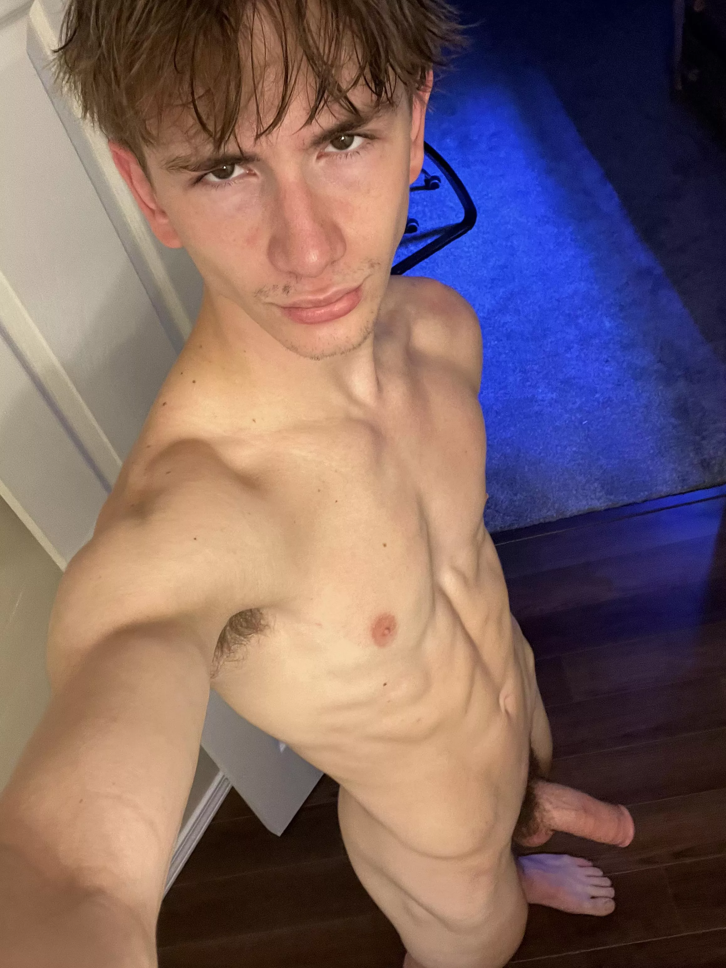 Just got out of the shower. 