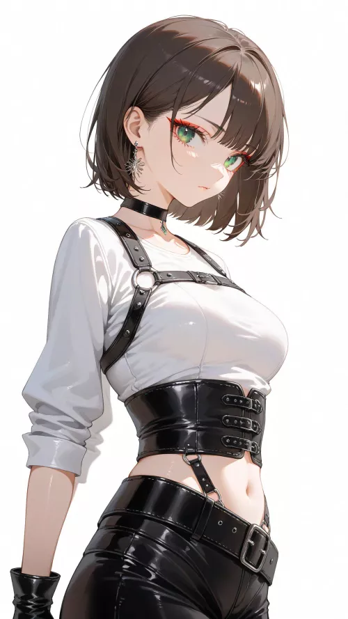 Leather Gloves, Body Harness, & Pants