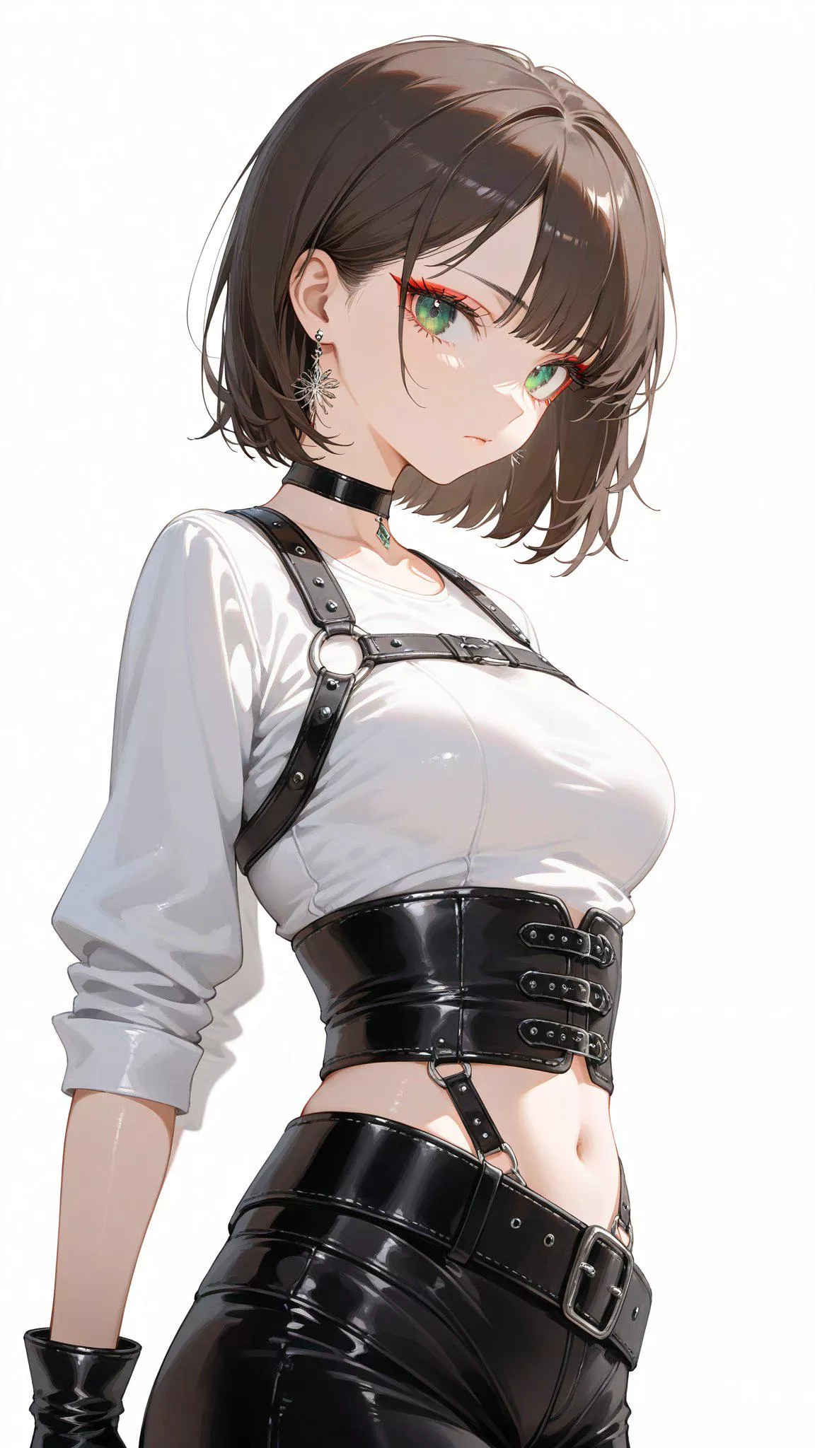 Leather Gloves, Body Harness, & Pants