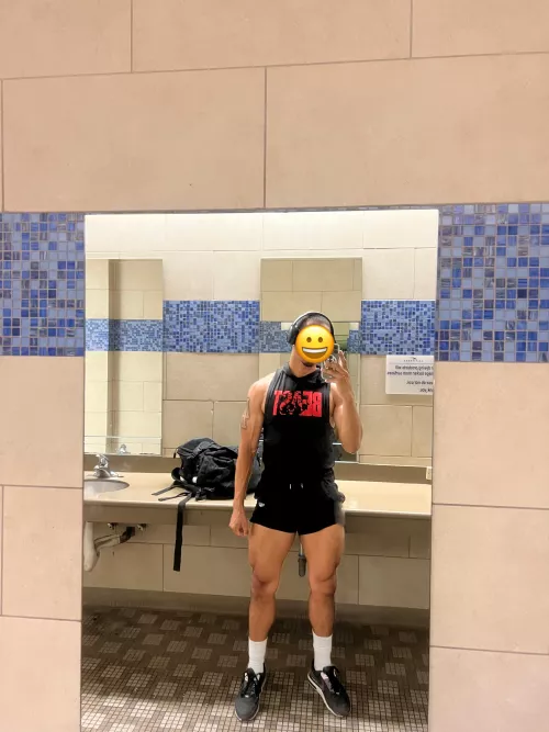 Let’s hit the showers. I’m all sweaty 