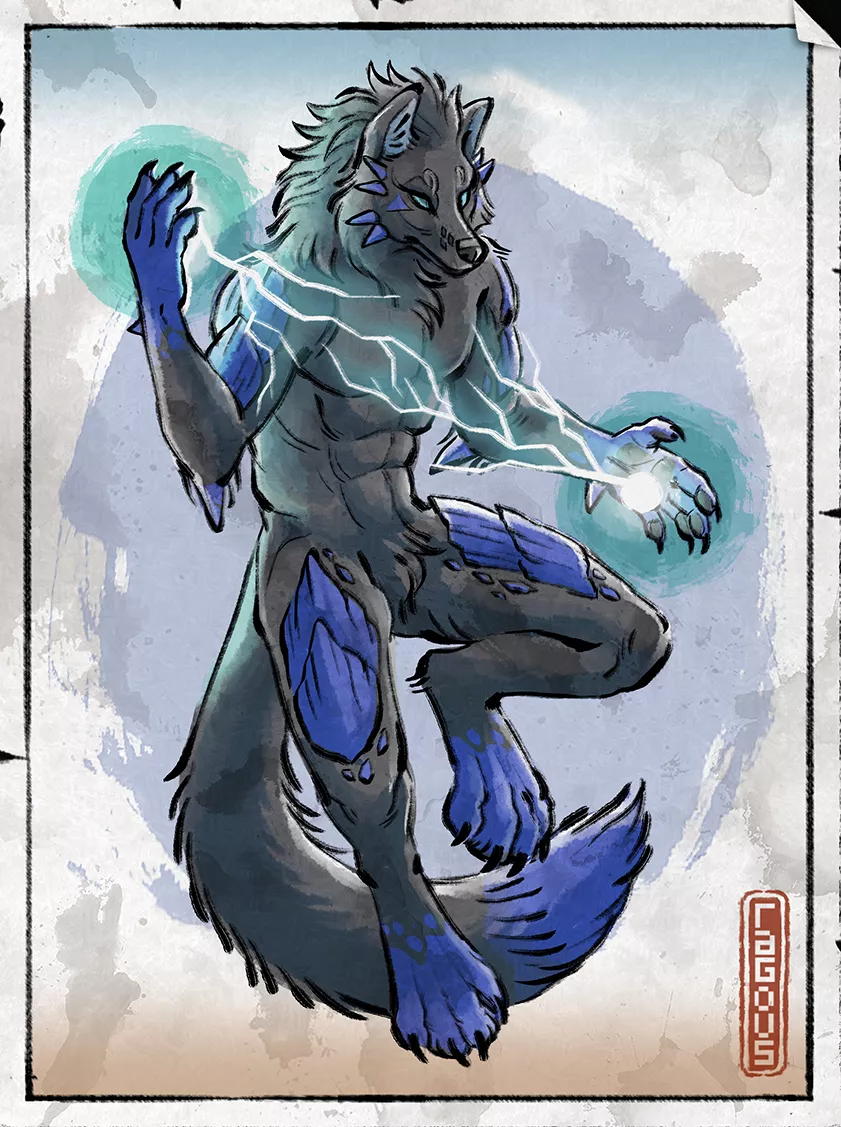 Lightning wielder ⚡️ Commission I just finished working on! 