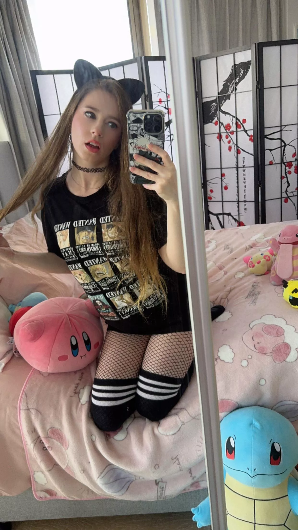 me waking up after a little nap (i slept for 13 hrs) 