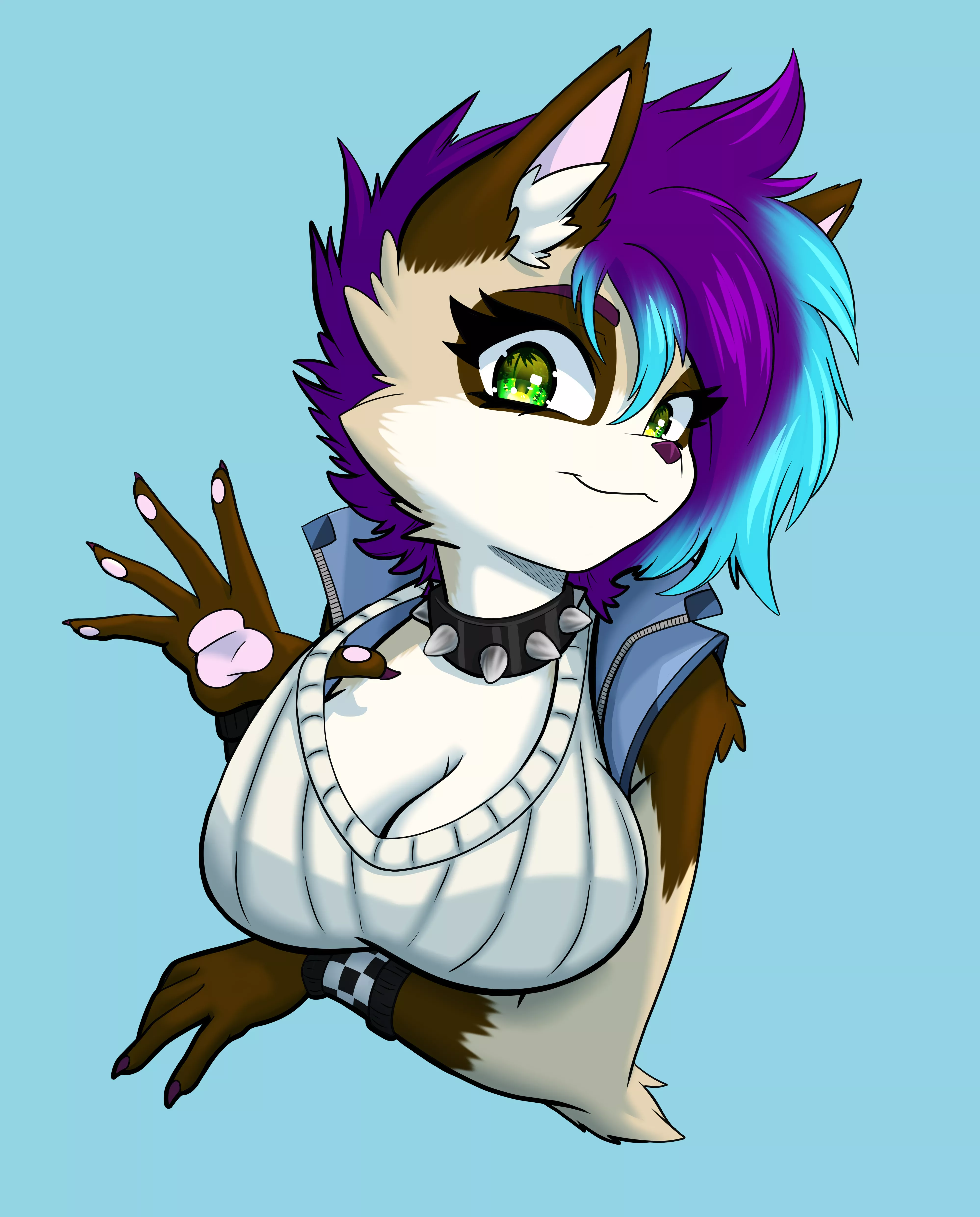 Nicole passing by and wishing you a good Friday and a good weekend ;) (Art by me, Commissions open)