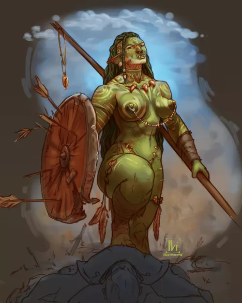 OC Lady orc by me / All mighty in any field !