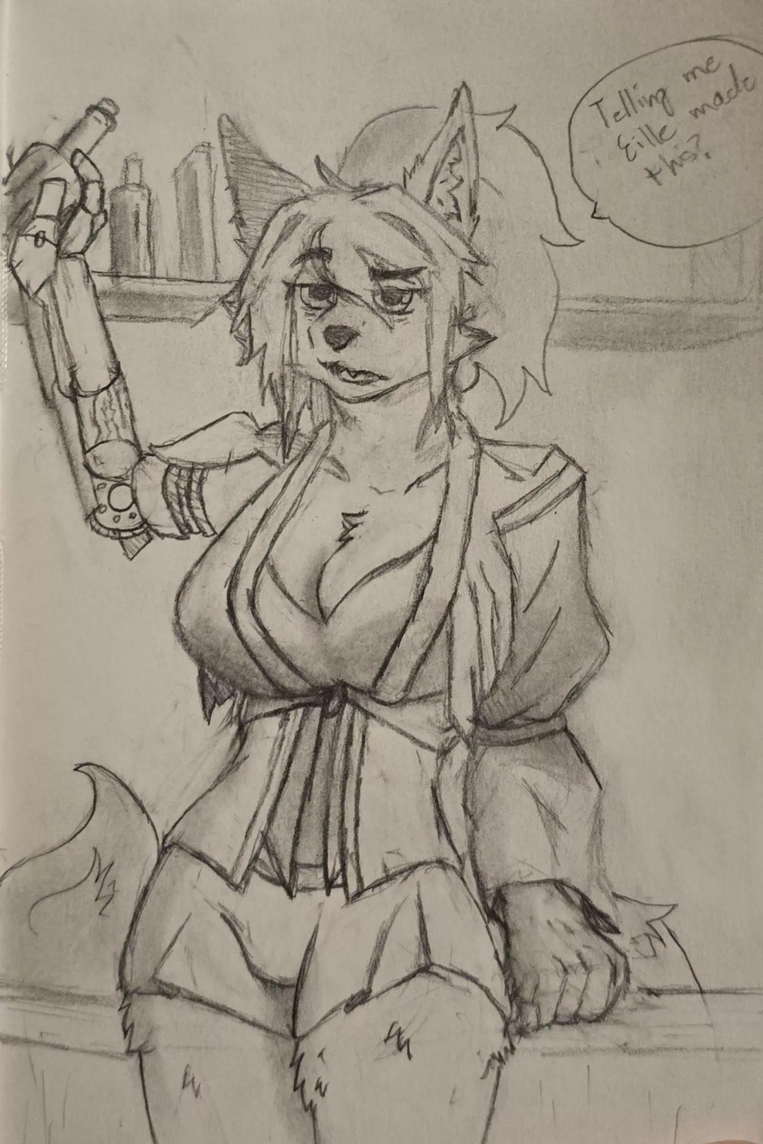 When a friend makes something.